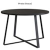 Mesa De Centro Para Sala De Estar 27948 Preto Artesano