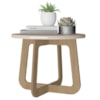 Mesa de Centro Para Sala de Estar 59 cm 4551 Off White Carvalho ARLY