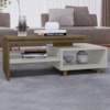 Mesa De Centro Para Sala Lima 90 cm Off White Naturalle BECHARA