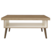 Mesa De Centro Sala 91 cm Lucca 4150 Carvalho Off White ARLY