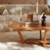 Mesa De Centro Sala De Estar Elegance 120 cm Nature Tebar