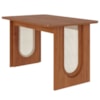 Mesa de Jantar 4 Lugares Tampo MDF 130 cm 20587 Cinamomo MOLCI