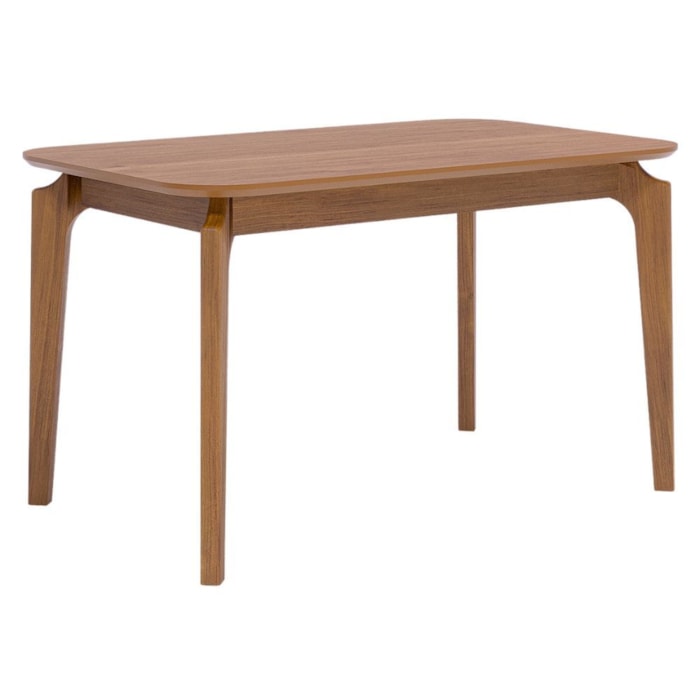 Mesa de Jantar 4 Lugares Tampo MDF 130X80 cm 20507 Cinamomo NATUEM