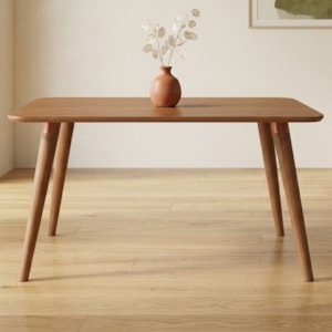 Mesa de Jantar 4 Lugares Tampo MDF 130x80 cm 21132 Cinamomo MOLCI