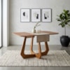 Mesa de Jantar 4 Lugares Tampo MDF 130X80 cm 21160 Cinamomo NATUEM