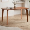 Mesa de Jantar 4 Lugares Tampo MDF 130X80 cm 21655 Cinamomo ORNAR