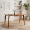 Mesa de Jantar 4 Lugares Tampo MDF 130X80 cm 21655 Cinamomo ORNAR