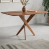 Mesa de Jantar 4 Lugares Tampo MDF 130X80 cm 21670 Cinamomo ORNAR
