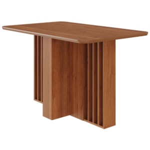 Mesa de Jantar 4 Lugares Tampo MDF 130X80 cm 22123 Cinamomo MOLCI