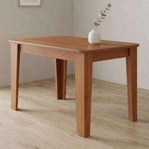 Mesa de Jantar 4 Lugares Tampo MDF 130X80 cm 22130 Cinamomo MOLCI