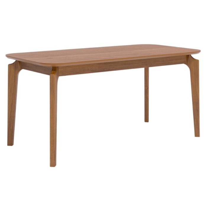 Mesa de Jantar 4 Lugares Tampo MDF 160X80 cm 20508 Cinamomo NATUEM
