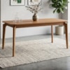 Mesa de Jantar 4 Lugares Tampo MDF 160X80 cm 20508 Cinamomo NATUEM