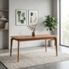 Mesa de Jantar 4 Lugares Tampo MDF 160X80 cm 20508 Cinamomo NATUEM