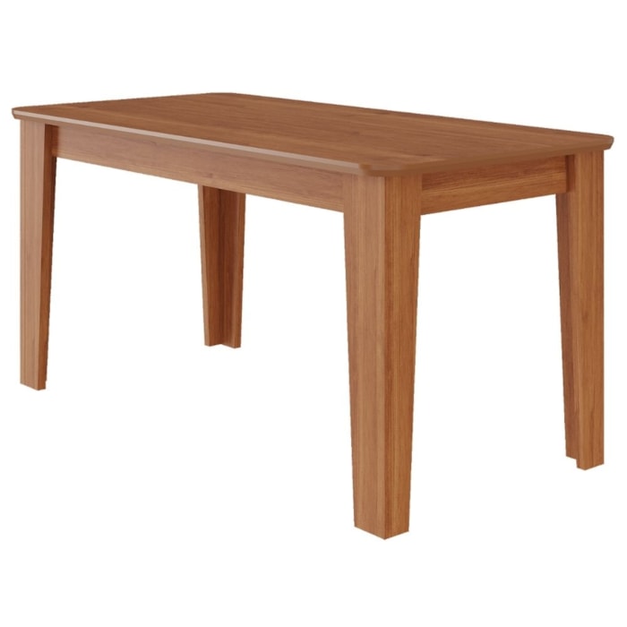 Mesa de Jantar 4 Lugares Tampo MDF 160X80 cm 22132 Cinamomo MOLCI