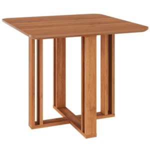 Mesa de Jantar 4 Lugares Tampo MDF 94x94 cm 15171 Cinamomo MOLCI