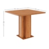 Mesa de Jantar 4 Lugares Tampo MDF 95x95 cm 21131 Cinamomo MOLCI
