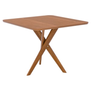 Mesa de Jantar 4 Lugares Tampo MDF 95X95 cm 21666 Cinamomo ORNAR