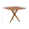 Mesa de Jantar 4 Lugares Tampo MDF 95X95 cm 21666 Cinamomo ORNAR