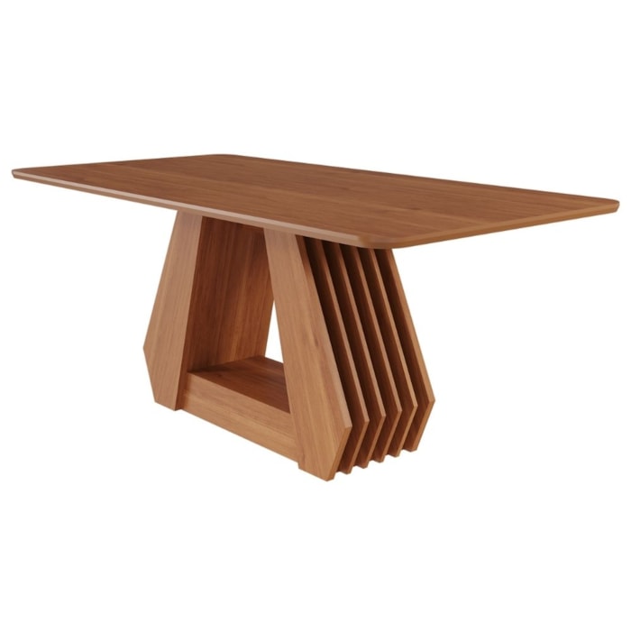 Mesa de Jantar 6 Lugares Tampo MDF 180X90 cm 20591 Cinamomo MOLCI