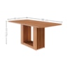 Mesa de Jantar 6 Lugares Tampo MDF 180X90 cm 20962 Cinamomo MOLCI