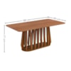 Mesa de Jantar 6 Lugares Tampo MDF 180X90 cm 21382 Cinamomo NATUEM