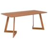 Mesa de Jantar 6 Lugares Tampo MDF 180X90 cm 21661 Cinamomo ORNAR