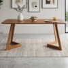 Mesa de Jantar 6 Lugares Tampo MDF 180X90 cm 21661 Cinamomo ORNAR