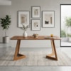 Mesa de Jantar 6 Lugares Tampo MDF 180X90 cm 21661 Cinamomo ORNAR