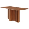 Mesa de Jantar 6 Lugares Tampo MDF 180X90 cm 22127 Cinamomo MOLCI