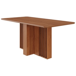 Mesa de Jantar 6 Lugares Tampo MDF 180X90 cm 22127 Cinamomo MOLCI