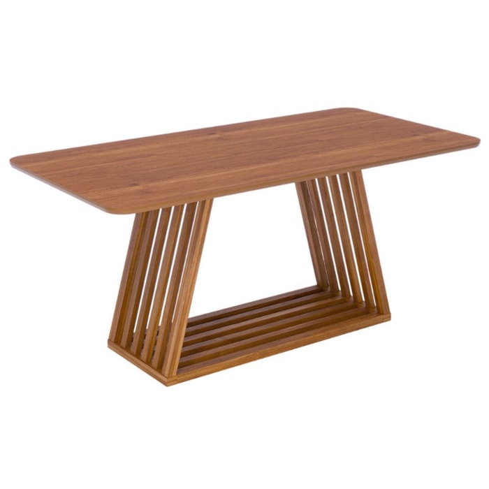 Mesa de Jantar 6 Lugares Tampo MDF 180X90 cm 22177 Cinamomo NATUEM