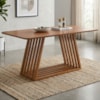 Mesa de Jantar 6 Lugares Tampo MDF 180X90 cm 22177 Cinamomo NATUEM