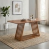 Mesa de Jantar 6 Lugares Tampo MDF 180X90 cm 22177 Cinamomo NATUEM