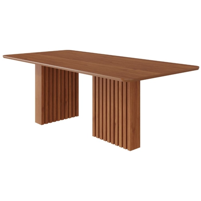 Mesa de Jantar 8 Lugares Tampo MDF 210X100 cm 20583 Cinamomo MOLCI