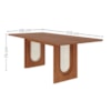 Mesa de Jantar 8 Lugares Tampo MDF 210X100 cm 20589 Cinamomo MOLCI