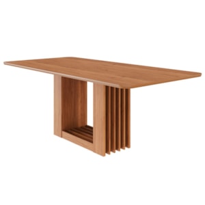 Mesa de Jantar 8 Lugares Tampo MDF 210X100 cm 20964 Cinamomo MOLCI