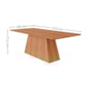 Mesa de Jantar 8 Lugares Tampo MDF 210X100 cm 21133 Cinamomo MOLCI