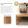 Mesa de Jantar Madeira Macica Taeda 180 cm 1555N Rustico Claro Festra