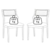Mesa de Jantar Redonda Pitanga Com 4 Cadeiras Estofadas Acai Corino Kaki NATUEM