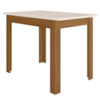 Mesa De Jantar Tampo Sem Vidro 4 Lugares 108x68 cm Bellagio Carvalho Off White POLIMAN
