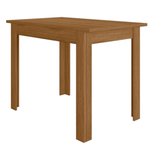 Mesa De Jantar Tampo Sem Vidro 4 Lugares 108x68 cm Bellagio Carvalho POLIMAN