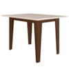 Mesa De Jantar Tampo Sem Vidro 4 Lugares 120x90 cm Kate Amendoa Off White POLIMAN