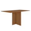Mesa De Jantar Tampo Sem Vidro 6 Lugares 160x90 cm Helo Carvalho POLIMAN