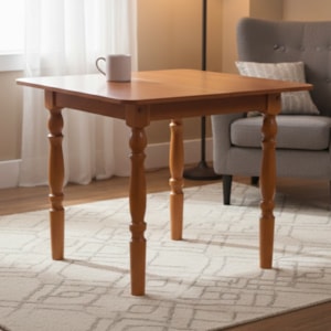 Mesa Dobrável Pes Torneados 96 cm 110LB Mell Brilho Marjori