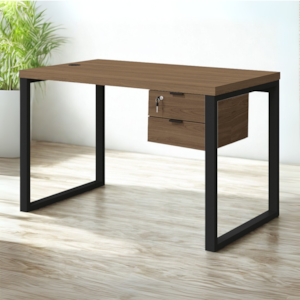 Mesa Escritorio 120 Com Gaveteiro Industrial Frame Munique Kappesberg