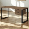 Mesa Escritorio 150 Com Gaveteiro Industrial Frame Munique Kappesberg