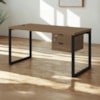 Mesa Escritorio 150 Com Gaveteiro Industrial Frame Munique Kappesberg