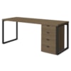 Mesa Escritorio 190 cm e Gaveteiro 4 Gavetas Frame Munique Kappesberg