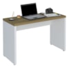 Mesa Escritorio Tampo Tamburato 120 cm Olmo Branco Artany