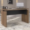 Mesa Escritorio Tampo Tamburato 125 cm Nogal Preto Artany